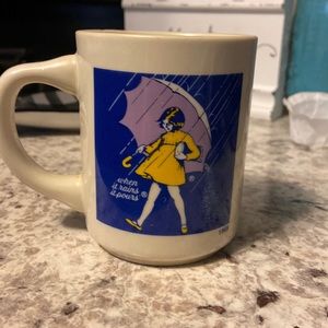 Vintage 1968 Morton Salt coffee mug